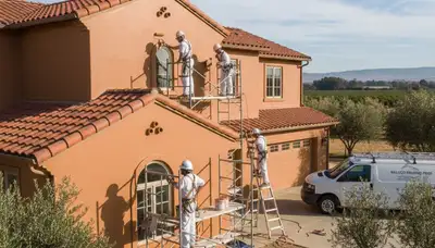 Painting contractor in Modesto, CA providing professional interior and exterior house painting services