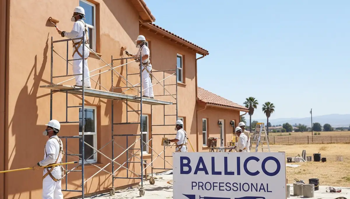 Painting crew in Modesto, CA providing professional residential and commercial painting services