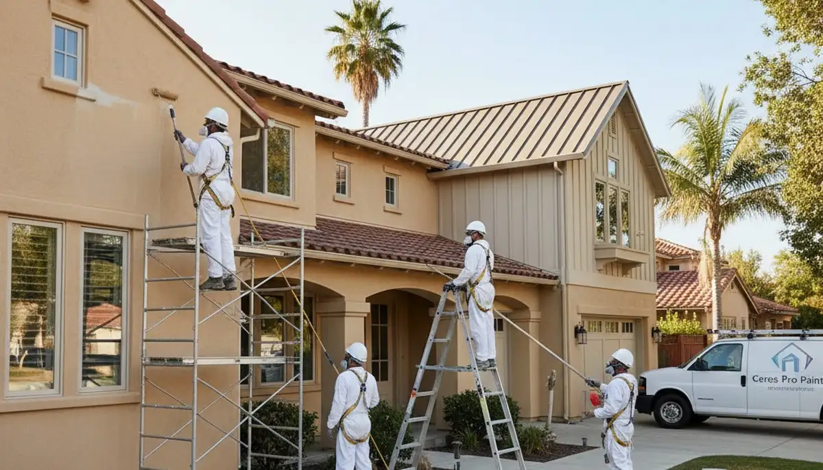 Painting contractor in Modesto, CA providing professional interior and exterior painting services