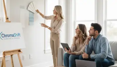 Modesto, CA color consultation for homes and businesses by professional painters