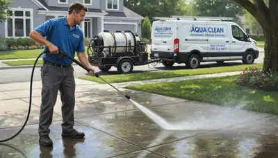 Concrete pressure cleaning in Modesto, CA for driveways, patios, and walkways by Modesto Paint Pros