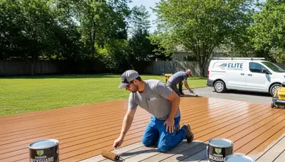 Deck painting service in Modesto, CA for durable wood deck protection and weather resistance