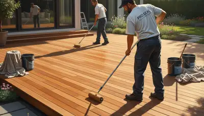 Deck sealing service in Modesto, CA protects wood decks from UV and moisture damage