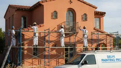 Painting contractor in Modesto, CA providing professional interior and exterior house painting services