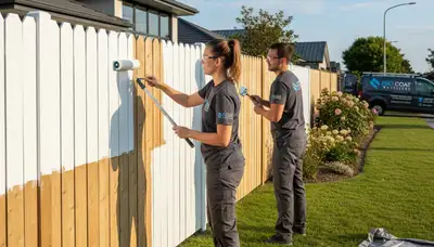 Fence painting service in Modesto, CA to protect and improve curb appeal