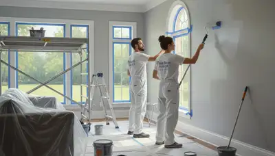 Interior house painting in Modesto, CA for a clean, polished home finish