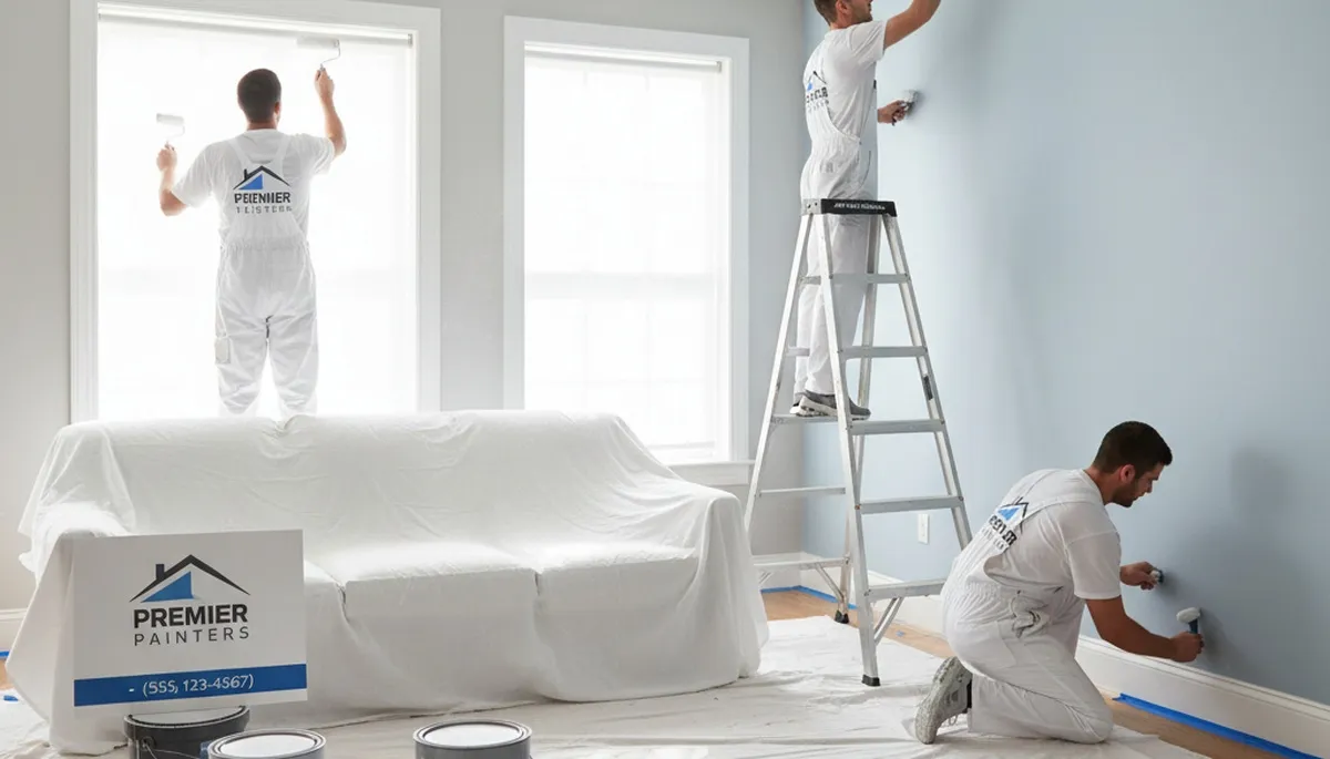 Interior house painting in Modesto, CA by Modesto Paint Pros for a clean, polished home interior