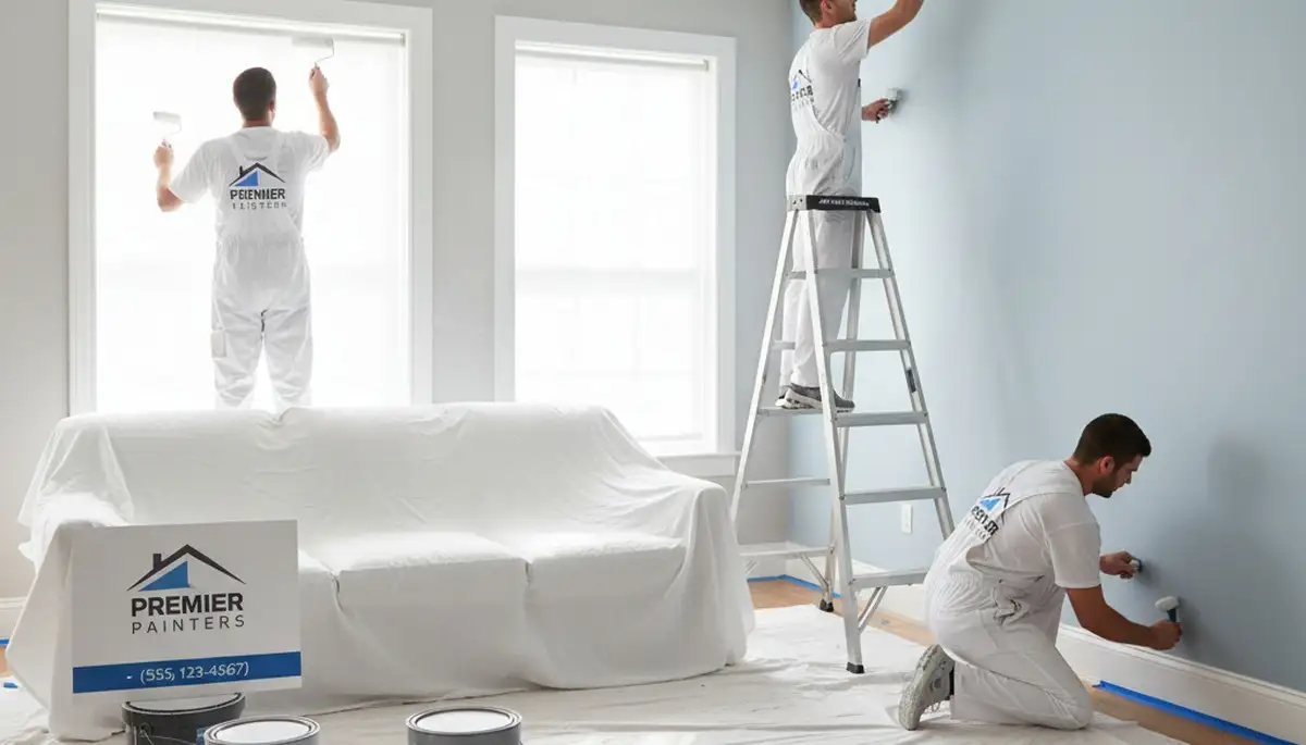 Interior house painting in Modesto, CA by Modesto Paint Pros for a clean, polished home interior