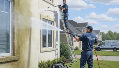 Pressure cleaning service in Modesto, CA for exterior surfaces by Modesto Paint Pros
