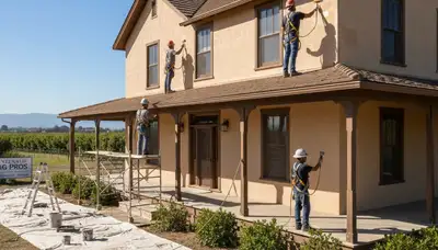 Painting contractors serving Modesto, CA, for interior and exterior house painting services