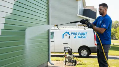 Vinyl siding pressure cleaning in Modesto, CA for a clean, mildew-free home exterior